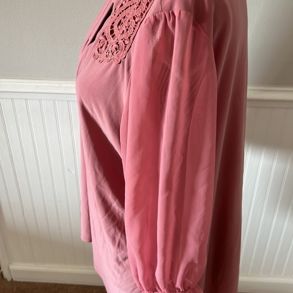 Emma & Olive Woman Pink Top Size 1X - Picture 3 of 5